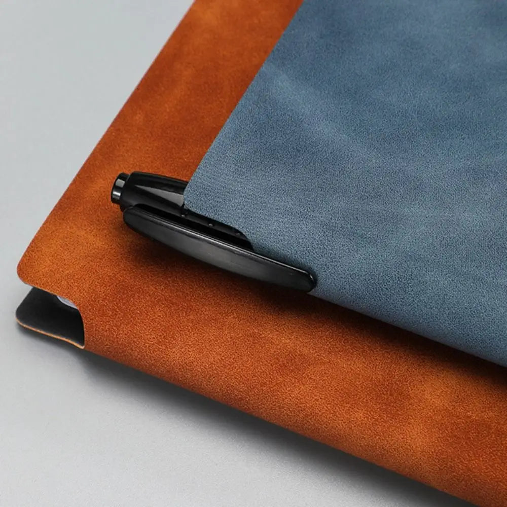 Reusable A4 Whiteboard Notebook - Erasable Leather Memo Pad with Pen & Cleaning Cloth