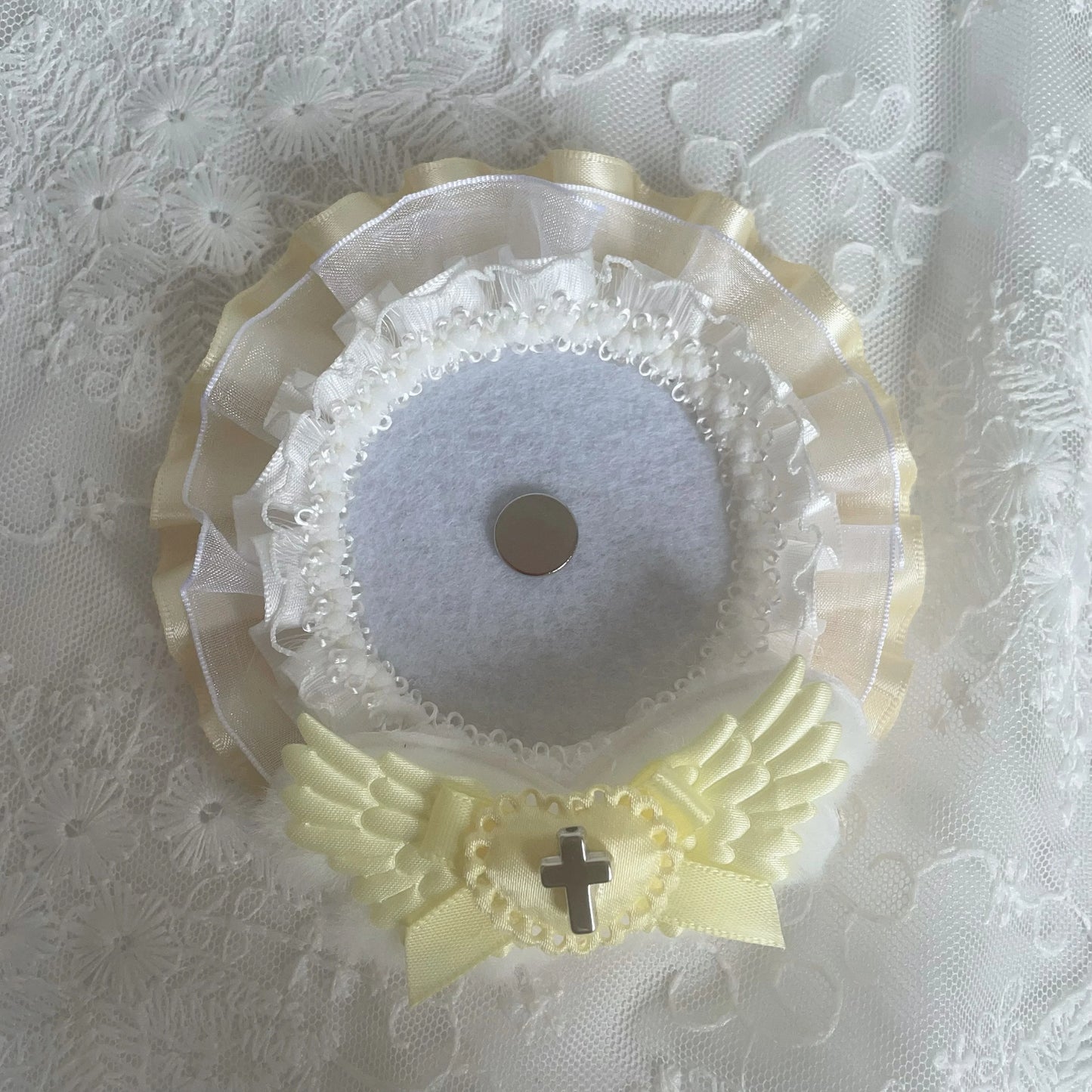 Lace Bow Pearl Card Holder - Decorative Photo Card Cover for DIY Crafts, Scrapbooking & Display