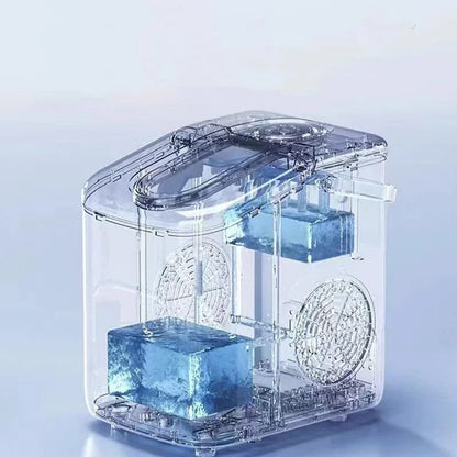 110V/220V Electric Ice Maker – Portable Automatic Bullet & Round Ice Cube Machine, Professional Use