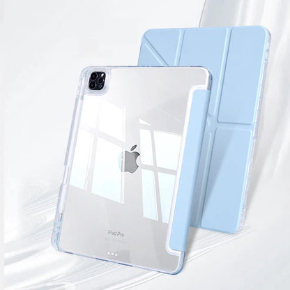 iPad Air 5/6 & Pro 11/12.9 Smart Case – with Pen Holder for iPad 10.5, 9.7, Mini 6 & More