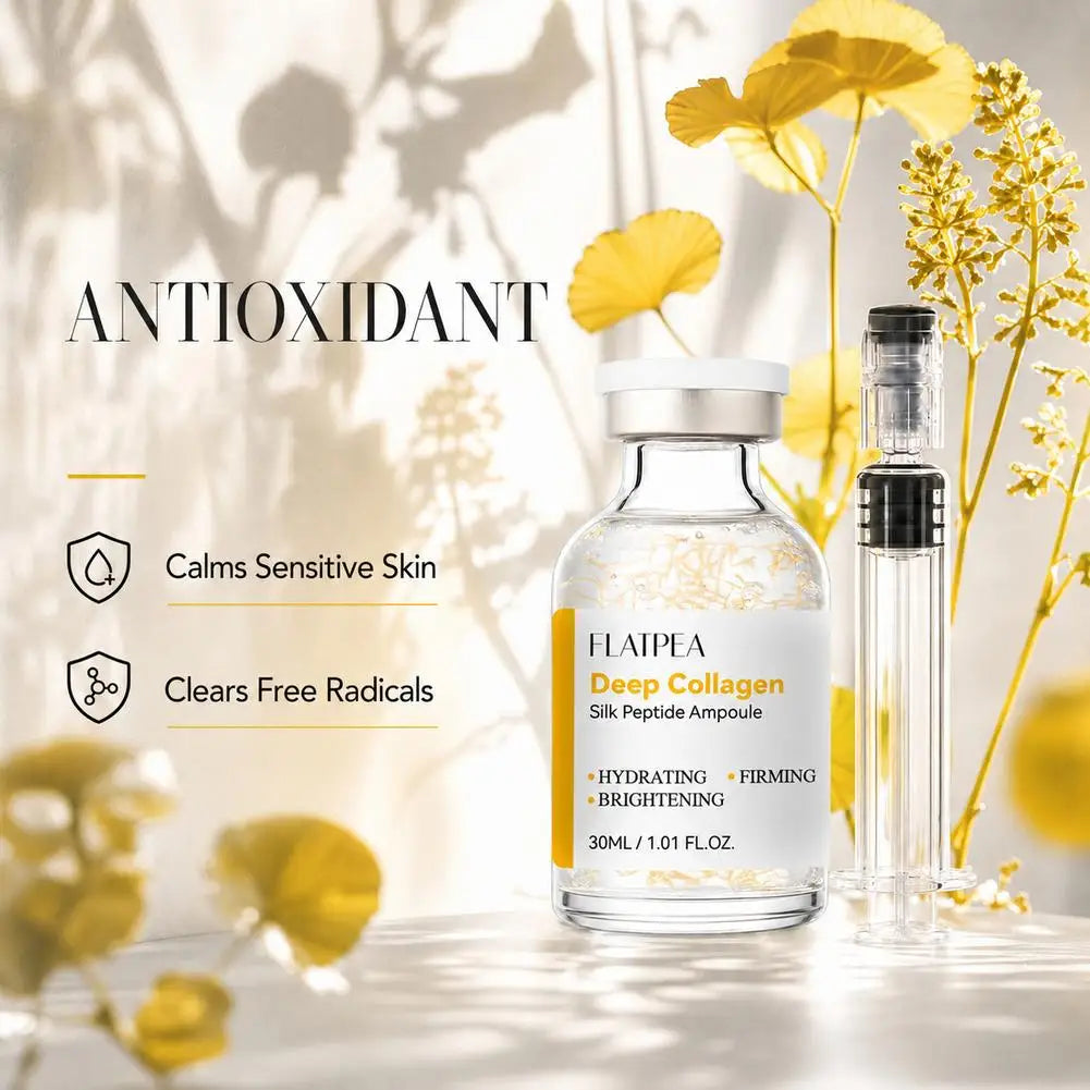 PDRN Vitamin Silk Peptide Ampoule Serum - 30ml Brightening, Hydrating & Firming Facial Serum with Salmon DNA