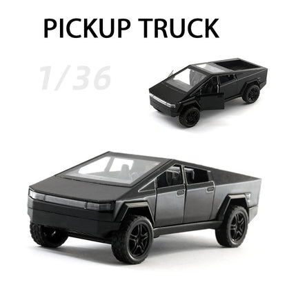 1:36 Alloy Diecast Collection Truck – Metal Simulation Pickup Toy Car for Kids, Boys Christmas Gift