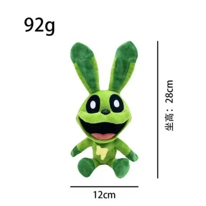 Smiling Animal Anime Plush Toy – Horror Cat Doll, Soft Cartoon Plush for Festival Decoration & Gift