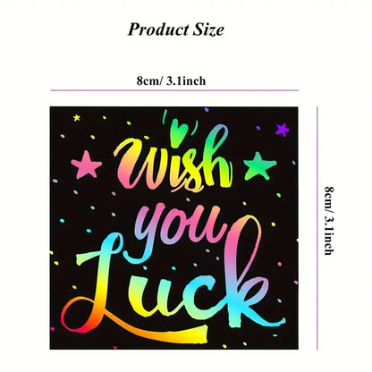 Dazzling Scratch Painting Kit – Parent-Child Interactive Handmade Art & Note Cards