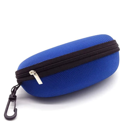 Hard Zipper Sunglasses & Reading Glasses Case - Durable Carry Bag for Travel & Storage, New