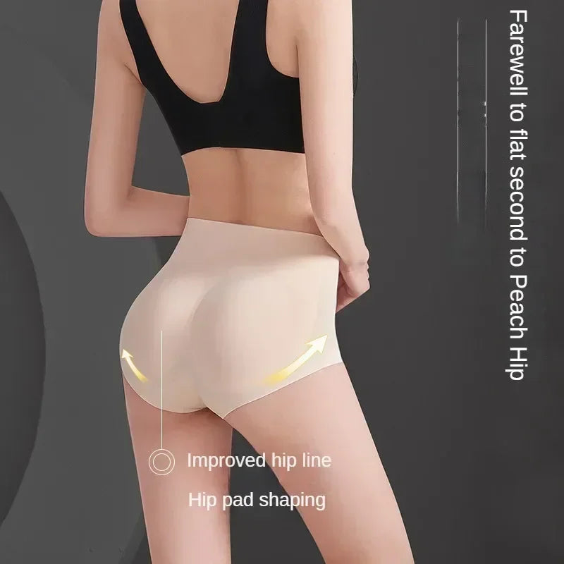 Summer Seamless Bodyshaper Panties – Silicone Hip & Butt Pads, Push-Up Briefs, Sexy Bum Lifter Lingerie
