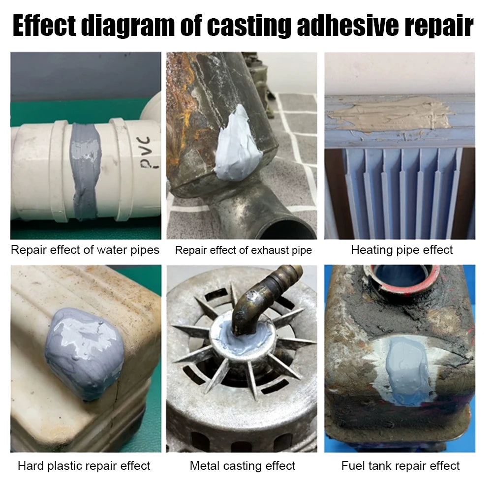 Epoxy Resin AB Glue - Waterproof Fast-Bonding Adhesive for Wood, Plastic, Metal, and DIY Repairs