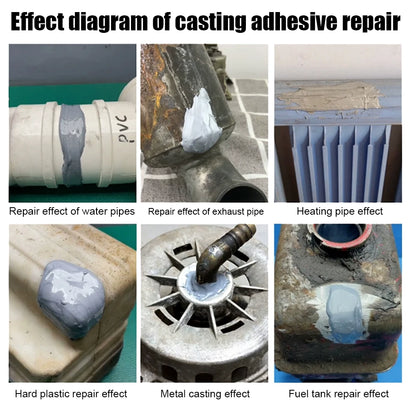 Epoxy Resin AB Glue - Waterproof Fast-Bonding Adhesive for Wood, Plastic, Metal, and DIY Repairs