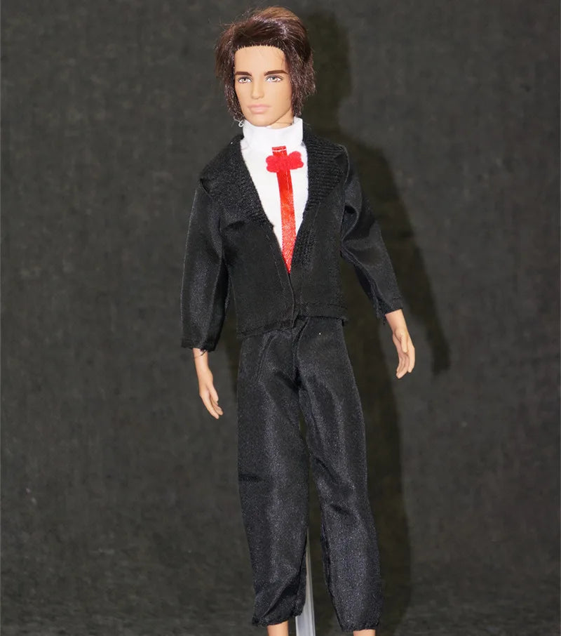 30cm Male Anime Doll Clothes – 1/6 BJD Fashion Casual Suit for KEN Dolls, DIY Reborn Toy Accessories & Gifts