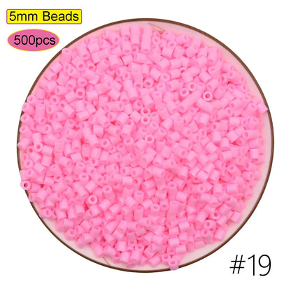 5mm Fuse Beads for Kids – Animal & Creative DIY Perler Hama Beads, Educational Pixel Puzzle, Iron Pegboard Mosaic Pattern Toy