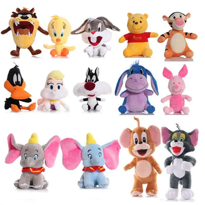 20cm Looney Tunes Plush Toy — Bugs Bunny, Tweety, Daffy Cartoon Stuffed Animal Doll for Kids Gift