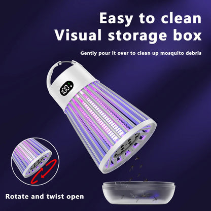 USB Electric Mosquito Lamp - Portable Rechargeable Mosquito Killer for Indoor Home & Outdoor Camping Use