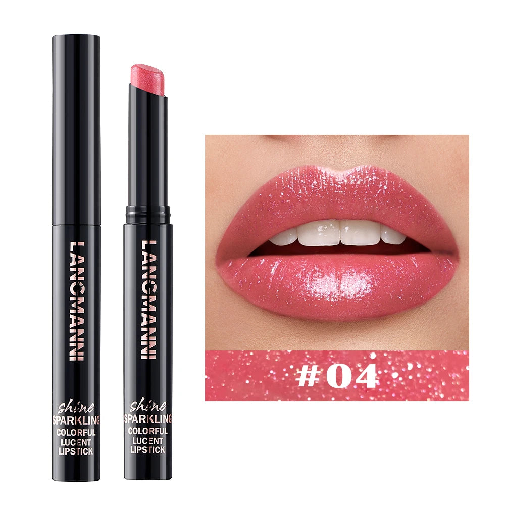 Diamond Pearlescent Lipstick – Waterproof, Long-Lasting Matte Velvet Lipstick with Non-Stick Shine for Sexy Red Lips          Ask ChatGPT