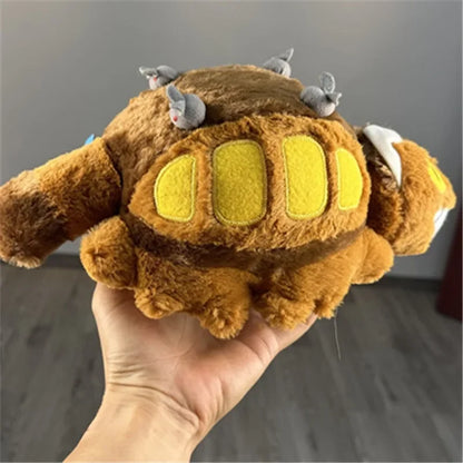 My Neighbor Totoro Plush Toy – Cartoon Bus Soft Stuffed Animal for Kids Xmas & Birthday Gift