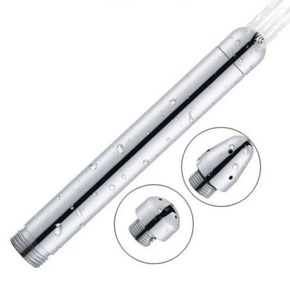 Anal Douche Enema Set – Aluminum Shower with 3 Nozzle Options for Complete Cleansing