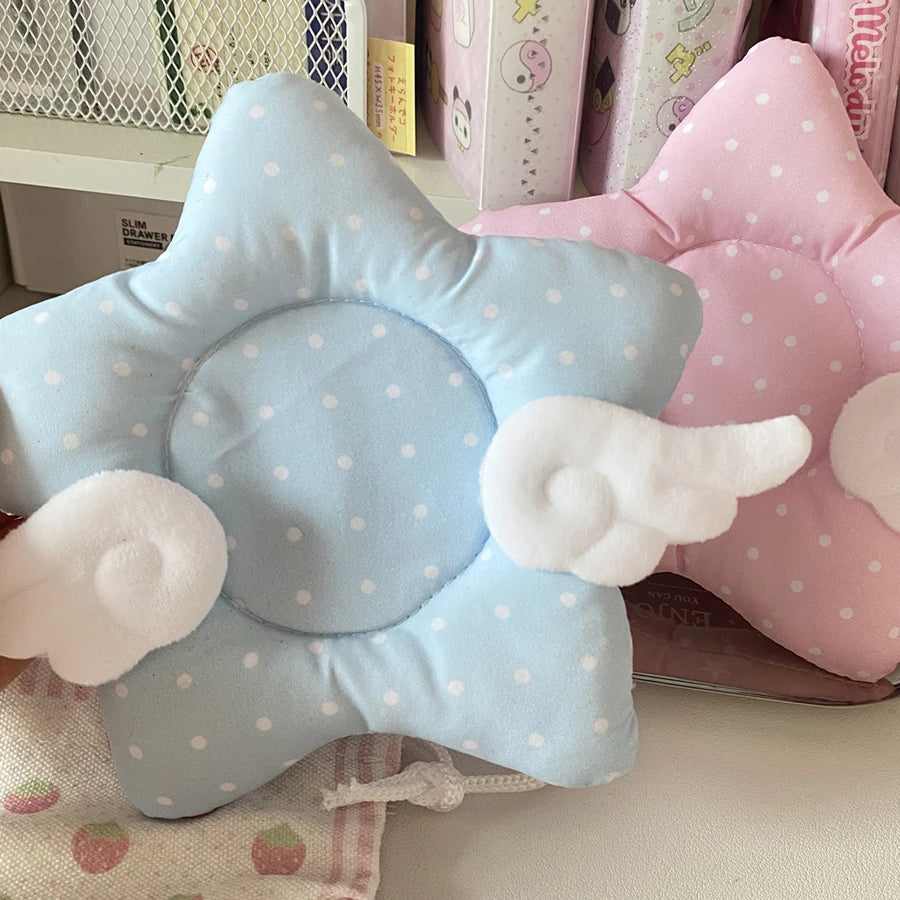 Cute Polka Dot Insulated Coaster - Thick Star Wings Cotton Cup Mat with Non-Slip Design for Home Decor