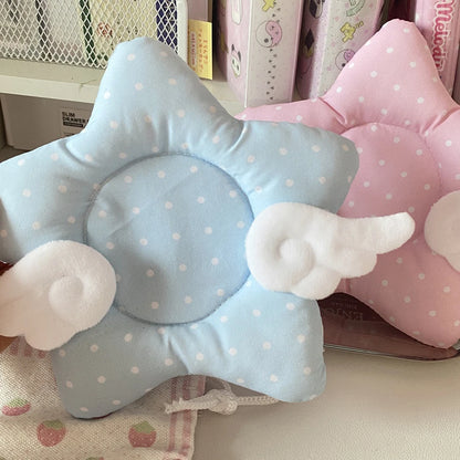 Cute Polka Dot Insulated Coaster - Thick Star Wings Cotton Cup Mat with Non-Slip Design for Home Decor