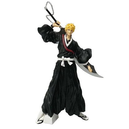 Bleach Anime Figures - Ichigo, Byakuya & Toushirou PVC Action Statues