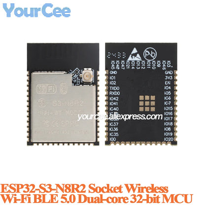 ESP32-S3 Dual Type-C Development Board - N16R8 N8R2 Core Module with Antenna Base for IoT Projects