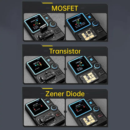 LCR-P1 Transistor Tester – Multifunctional Diode, Triode, MOSFET, Capacitance & Resistance Meter Tool