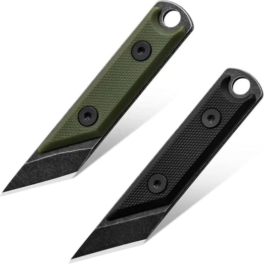 Eafengrow C1146 Fixed Blade Knife – 440C Blade, G10 Handle, EDC Neck Knife for Camping, Hiking, Fishing with Kydex Sheath