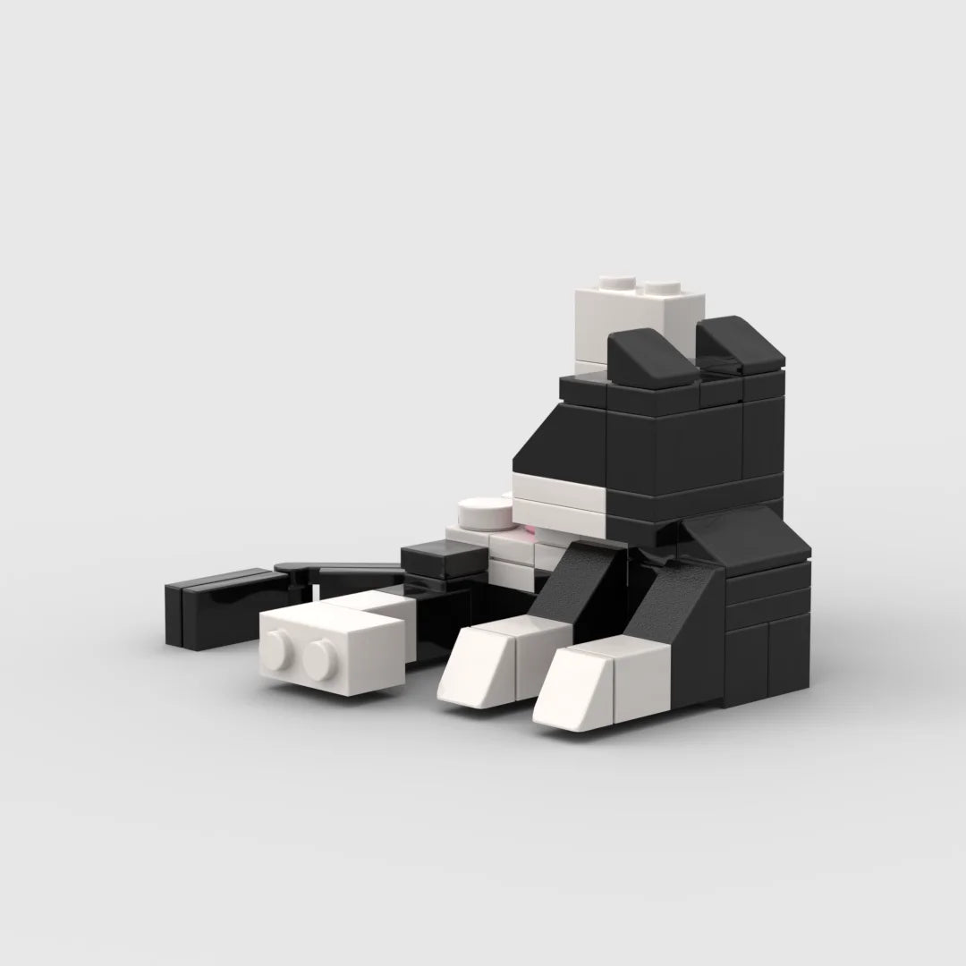 Animal Series 62-Piece Cat MOC Building Blocks – DIY Educational Toy for Kids, Birthday Gift