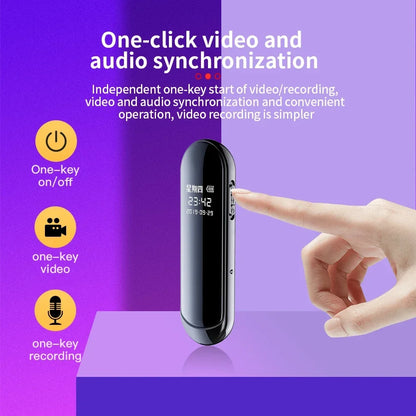 1080P Mini Necklace Camera - Wide-Angle Portable Audio Video Voice Recorder with 4–128GB Storage Support
