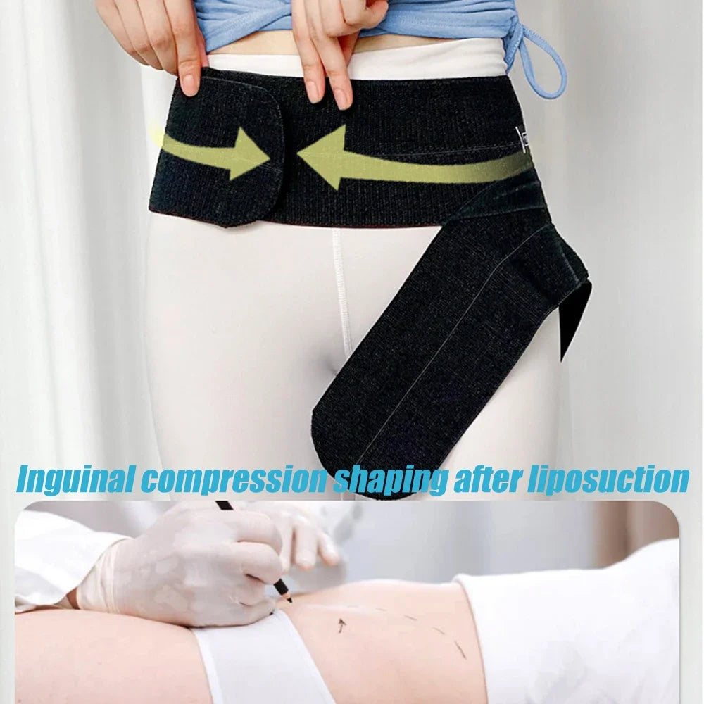 Hip Brace Sciatica Groin Wrap – Thigh Compression Sleeve for Hip Flexor Support & Pain Relief