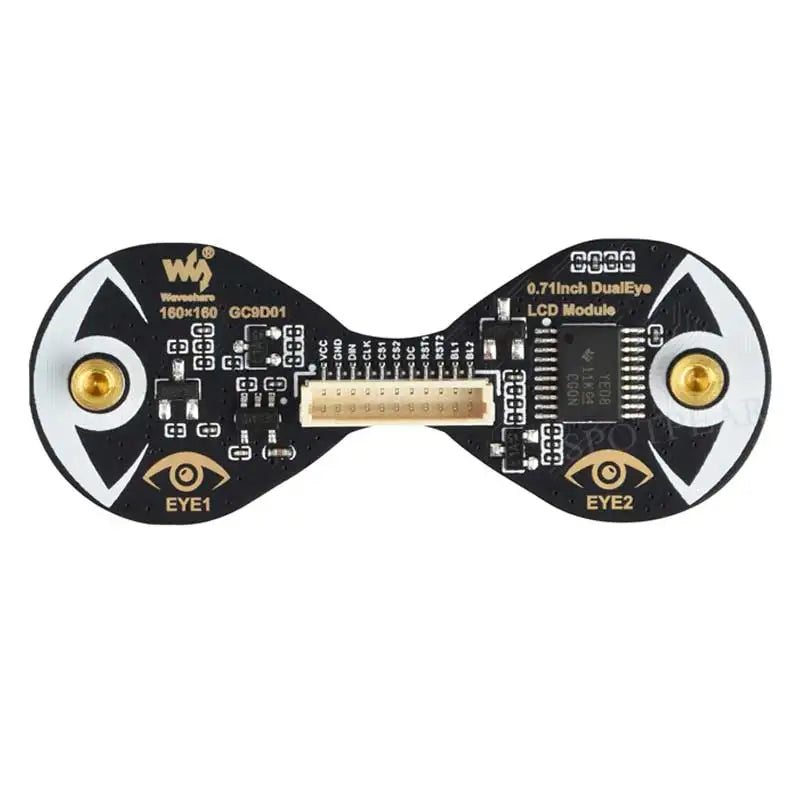 Waveshare 0.71-Inch Round LCD Display Module - 160×160 SPI 65K Color Screen for Arduino, Raspberry Pi, ESP32, Pico & STM32