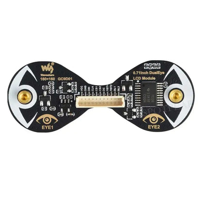Waveshare 0.71-Inch Round LCD Display Module - 160×160 SPI 65K Color Screen for Arduino, Raspberry Pi, ESP32, Pico & STM32
