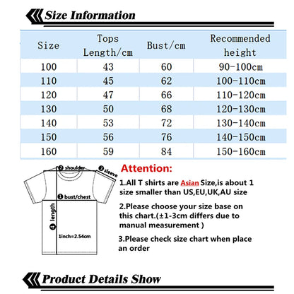 Paw Patrol Boys Blue T-Shirt – Cartoon Anime Summer Short Sleeve Kids Fashion Clothing Birthday Gift Top