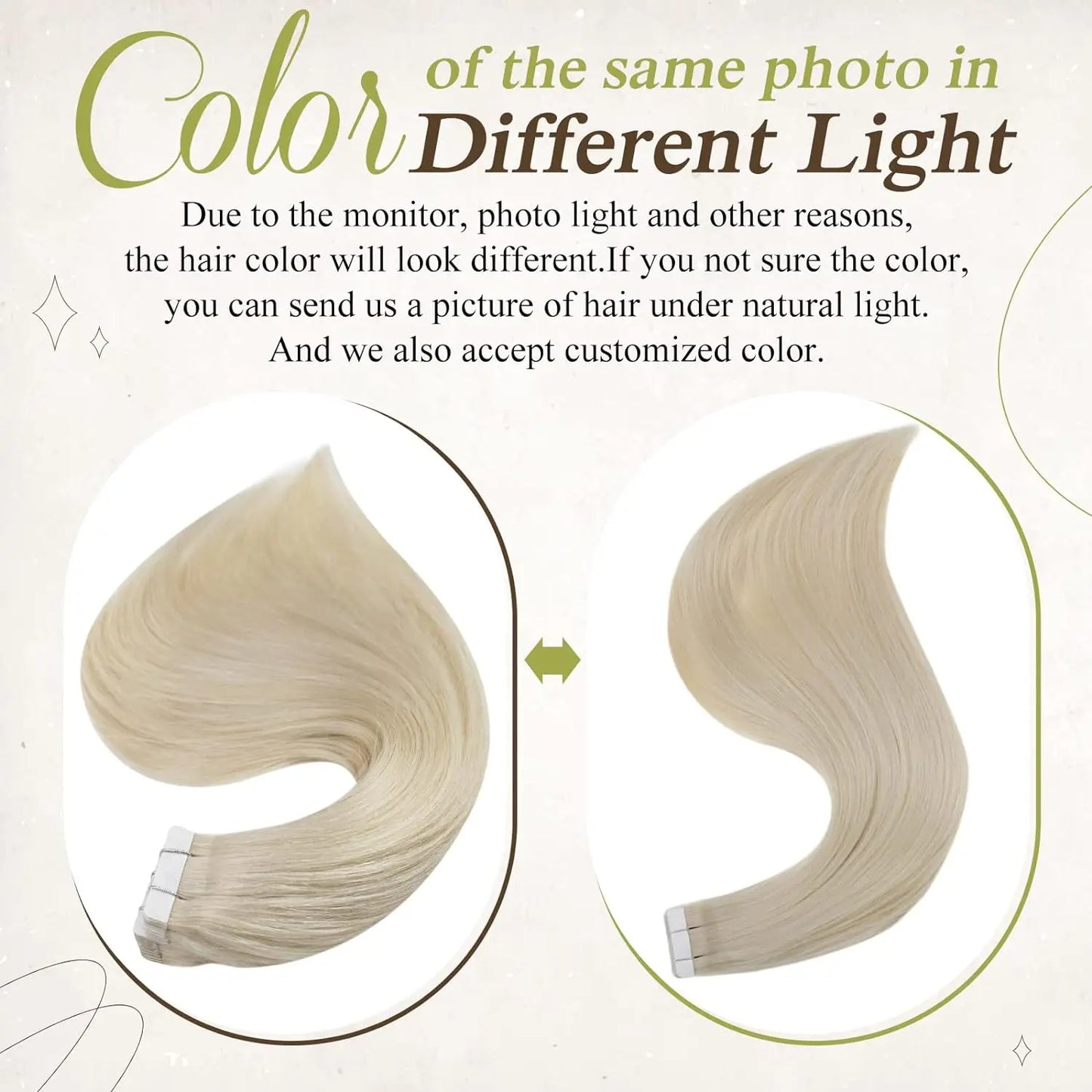 Full Shine Blonde Tape-In Hair Extensions – 100% Remy Human Hair, Double-Sided, Straight, Silky & Comfortable for Women