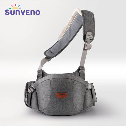 Sunveno One-Shoulder Baby Carrier - Adjustable Detachable Infant Sling for Comfortable Everyday Carry