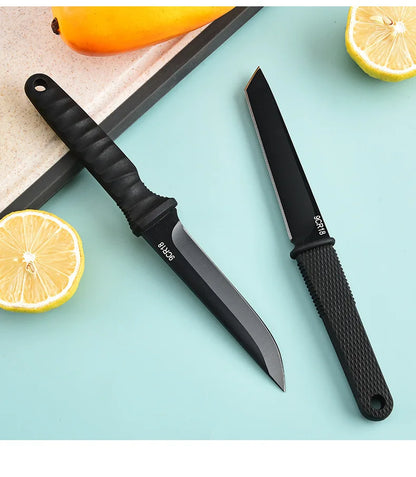 5Cr15Mov Stainless Steel Meat Cleaver & Boning Knife – Sharp Fishing Knife with Holster, Multifunctional Vegetable Peeler