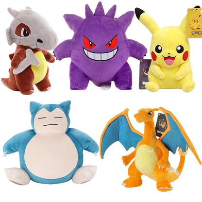 Pokemon Plush Toys – Soft Pikachu, Pichu, Charmander, Bulbasaur, Squirtle & Eevee Stuffed Dolls