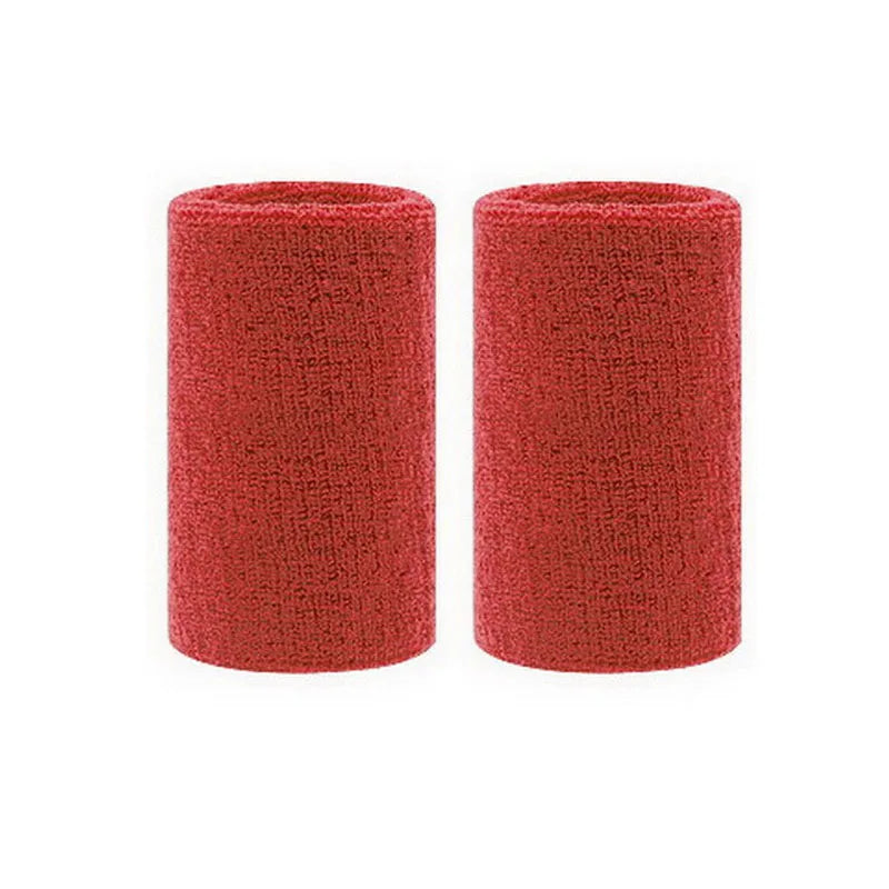2PCS Sports Wristbands – Tennis & Fitness Sweat Bands for Basketball, Volleyball, Padel with Wrist Guard Cuffs