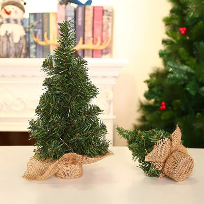 Mini Christmas Tree 20/30/40cm – Desktop Xmas Trees for Home Decor, Kids DIY Handicraft & New Year Gift