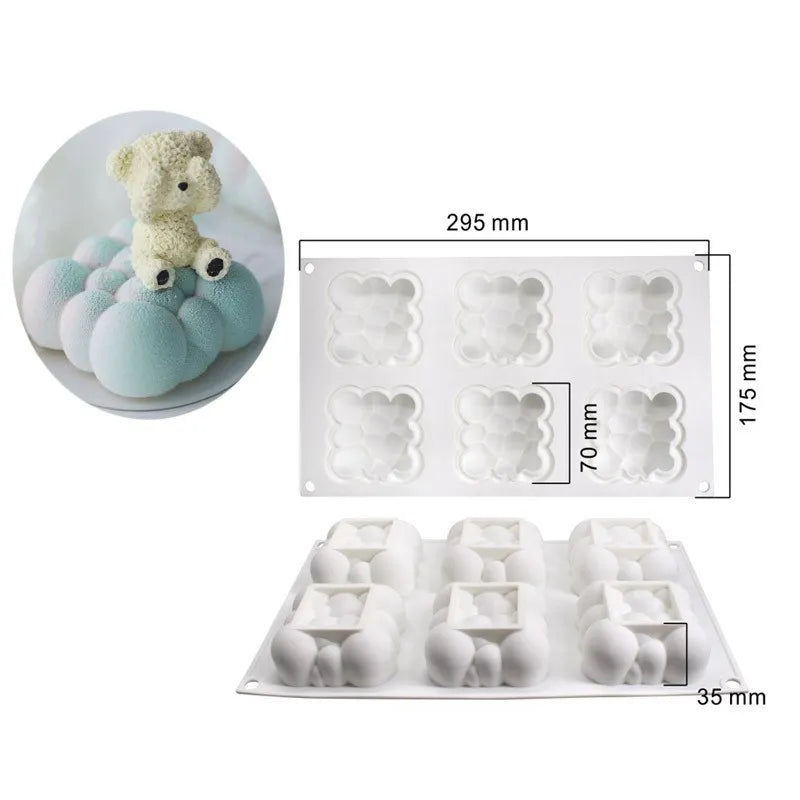 3D Fruit Shape Silicone Cake Mold — French Dessert Baking Tools for Brownies, Mousse & Pastry Decoration