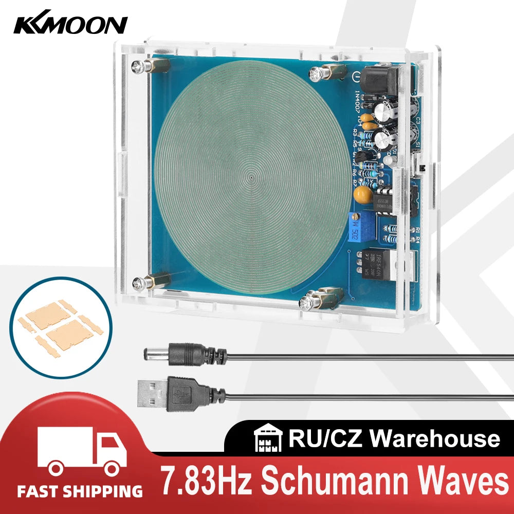 7.83Hz Schumann Resonance Generator – Ultra-Low Frequency Pulse Audio Device with USB & ON/OFF Indicator Light