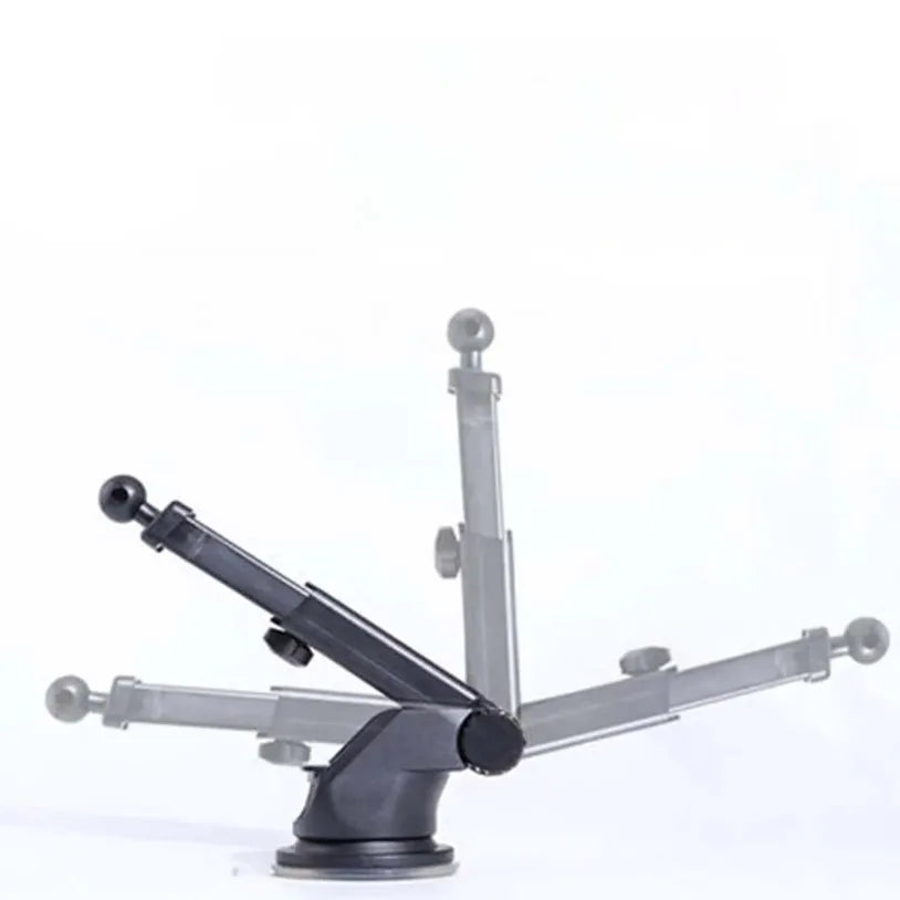 17mm Silicone Car Suction Cup Mount - Rotating Telescopic Phone Holder Bracket
