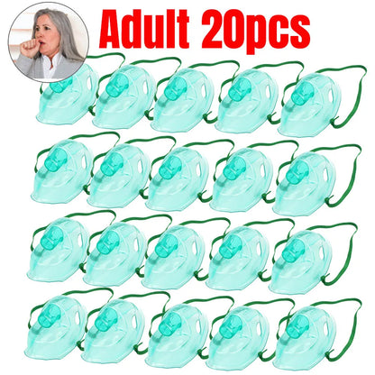 20pcs Nebulizer Inhaler Masks — Adult & Child Atomization Inhale Mask for Medication and Drug Inhalation Healthcare Nebulizador