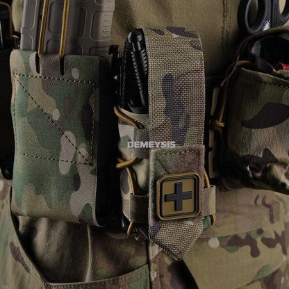 Tactical Tourniquet Pouch - Universal EMT Trauma First Aid Holder for Airsoft & Survival Gear