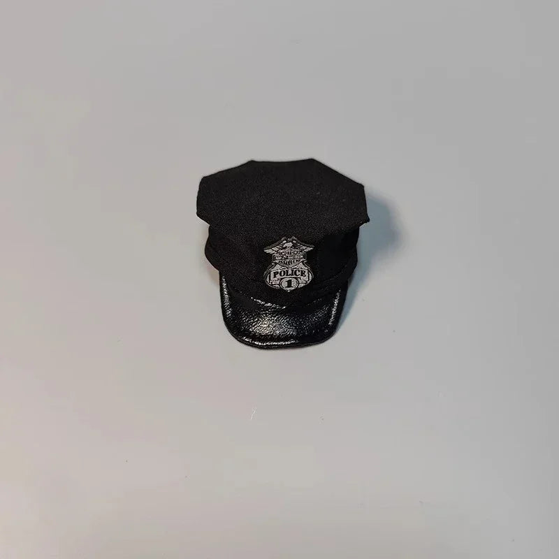 1/6 Scale Female Police Officer Outfit - Bodysuit Jumpsuit & Hat Accessories for 12" Action Figures