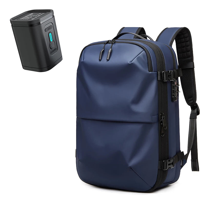 Men's Travel Backpack – Vacuum Compression, 17-Inch Laptop Backpack, Large Capacity Business & School Backpack, Expanded Hiking Bag