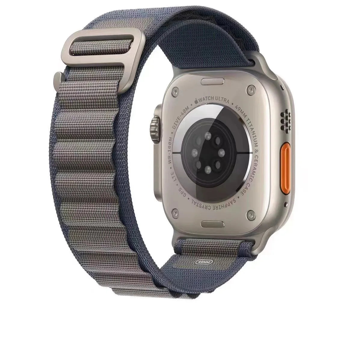 Alpine Loop Nylon Sport Strap for iWatch — Compatible with Series 4–10, 42/46/49mm Bands