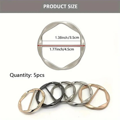 Elegant Alloy Brooch Pins with Pearls & Rhinestones – Minimalist Irregular Shapes, Fashion Accessory for Garments & Scarves