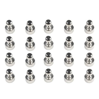 10/20pcs Neodymium Magnetic Pins - Strong Cone Board & Fridge Magnets for Home, Office & Storage