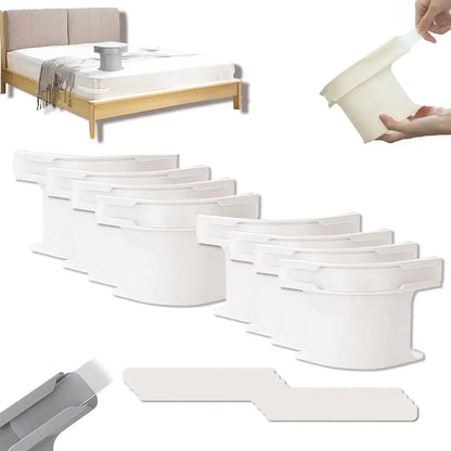 Bed Sheet Corner Grippers - 8/4PCS Heavy Duty Adjustable Straps for Secure Sheet Fitting and Tightening