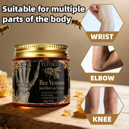 Bee Venom Joint Care Cream - Deep-Absorbing Skin Moisturizer for Daily Joint Area Care