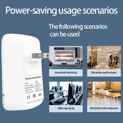 Pro Power Saver Electricity Saving Box – 90V–250V Energy Saver Device with US, EU & UK Plug for Home and Office